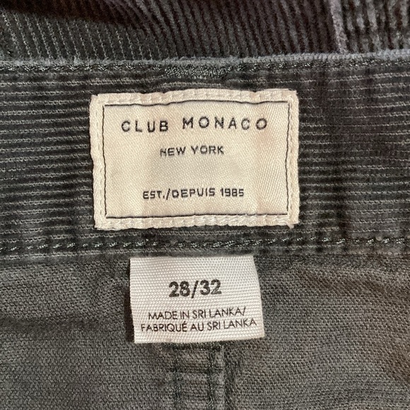 Club Monaco, button front closure, Mens Corduroy Slim fit Pants - Picture 8 of 10